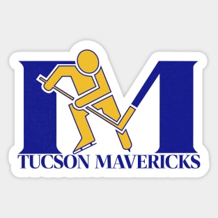 Short-lived Tucson Mavericks Hockey 1975 Sticker